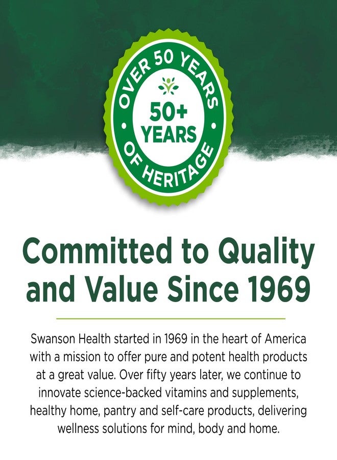 سوانسون دبس السكر الأسود من سوانسون - مكمل غذائي طبيعي بالحديد يعزز صحة البشرة - تركيبة صحية ممتازة - (120 كبسولة، 29 ملغ لكل كبسولة) (عبوتان) - Image 5